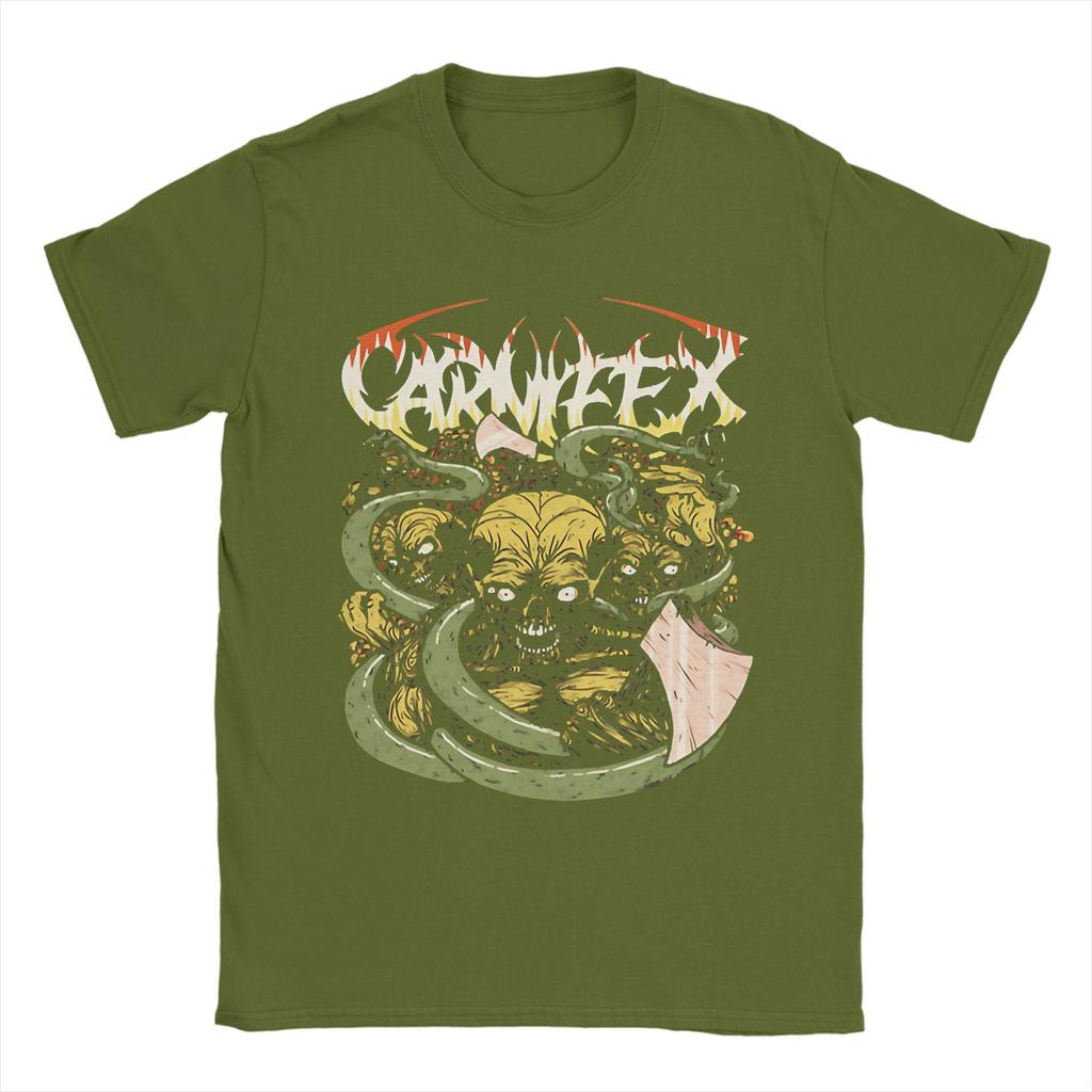 Amazing Carnifex Band T Shirt Summer 100 Cotton T Shirts For Unisexs Harajuku Print Tee Shirt Short Sleeve Vintage Top Tees