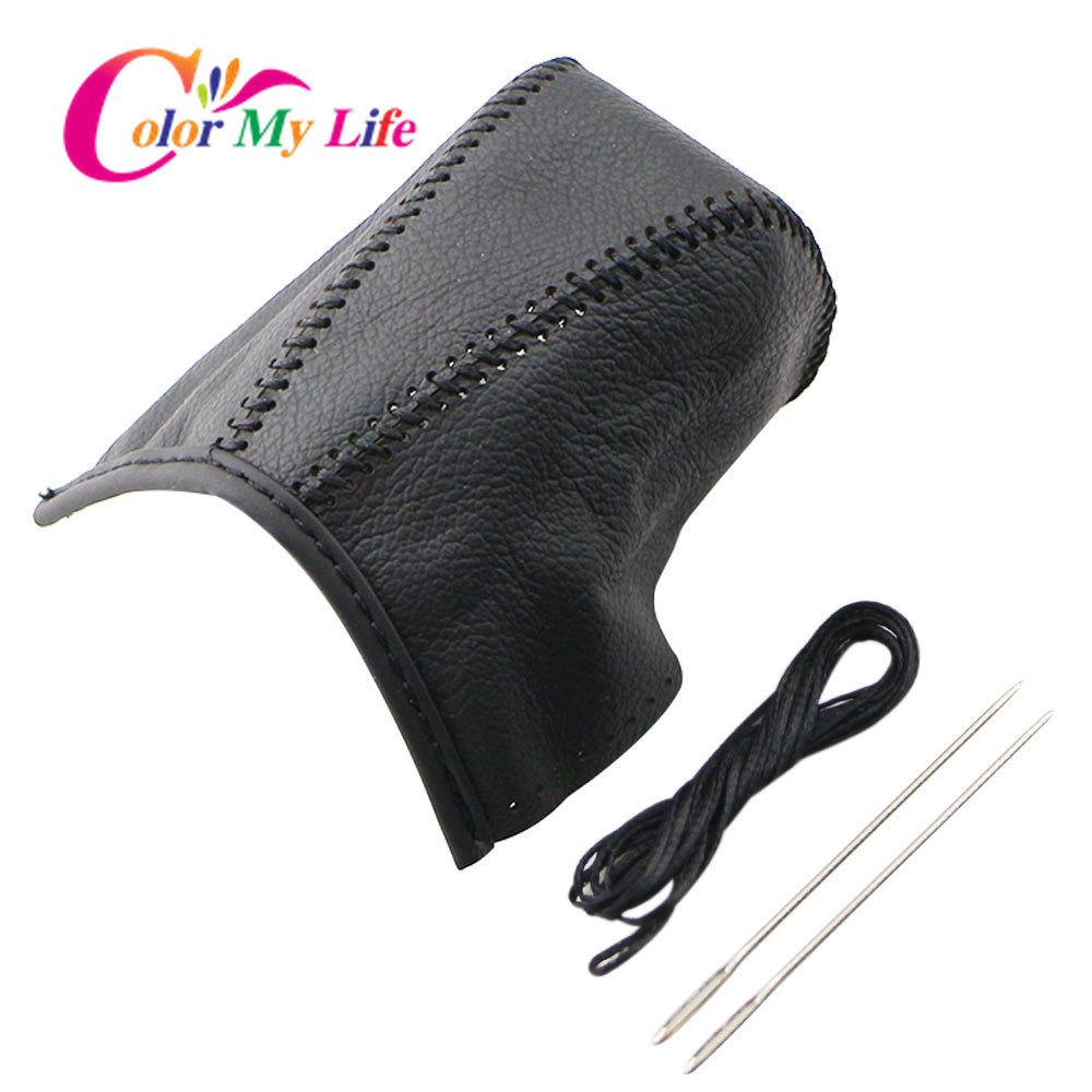 Кожаный чехол для ручки переключения передач Color My Life для Nissan Qashqai J11 Dualis 2 J10 Xtrail X-Trail T32 Murano, головка переключения передач