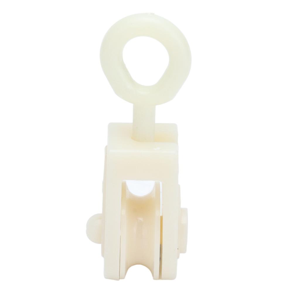 25pcs Plastic Fixed Pulley System Enclosed Chicken House Pulley Livestock Pulley Livestock Farm