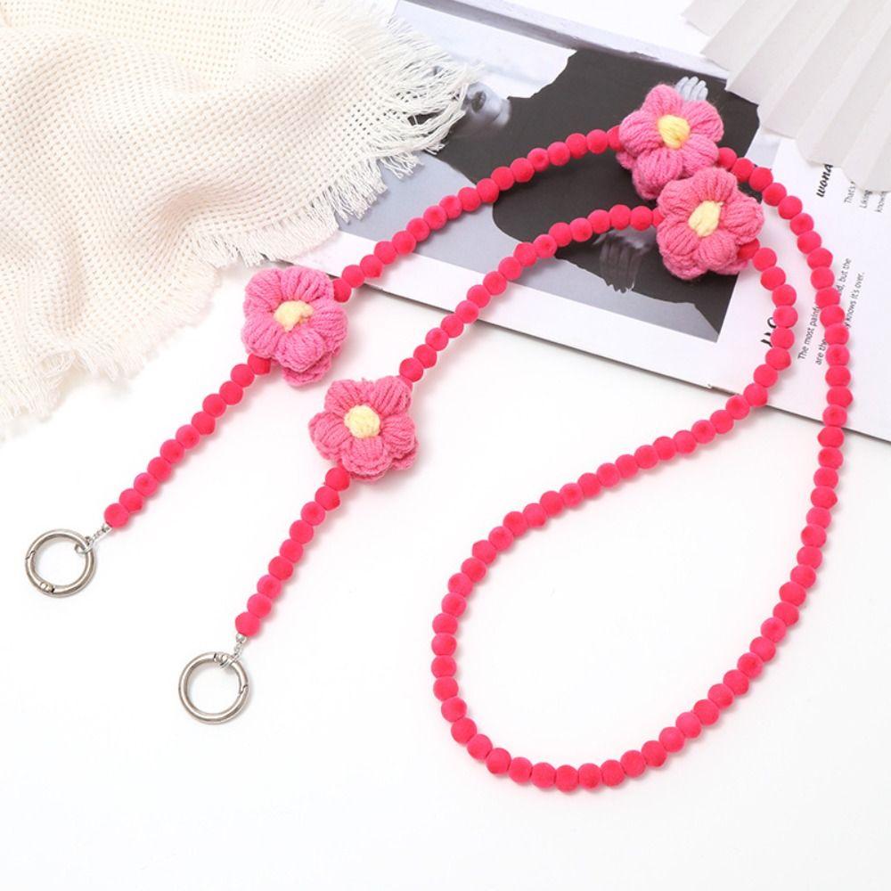 Crossbody Crossbody Mobile Phone Chain Plush Ball Phone Lanyard  Mobile Phone Pendant