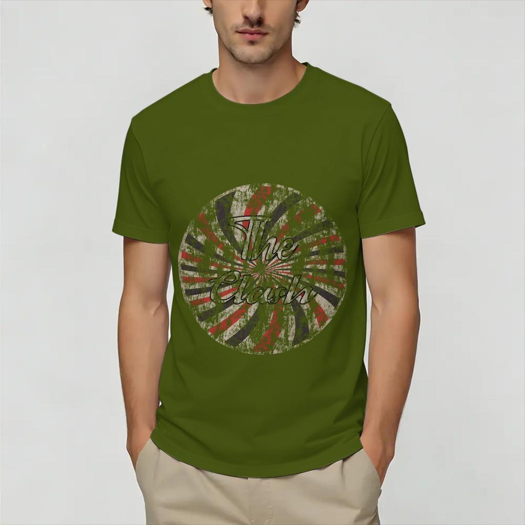 Vintage The Clash Tshirt Summer Cotton Tshirts For Unisex Hipster Design Tshirt Shortsleeved Vintage Tops
