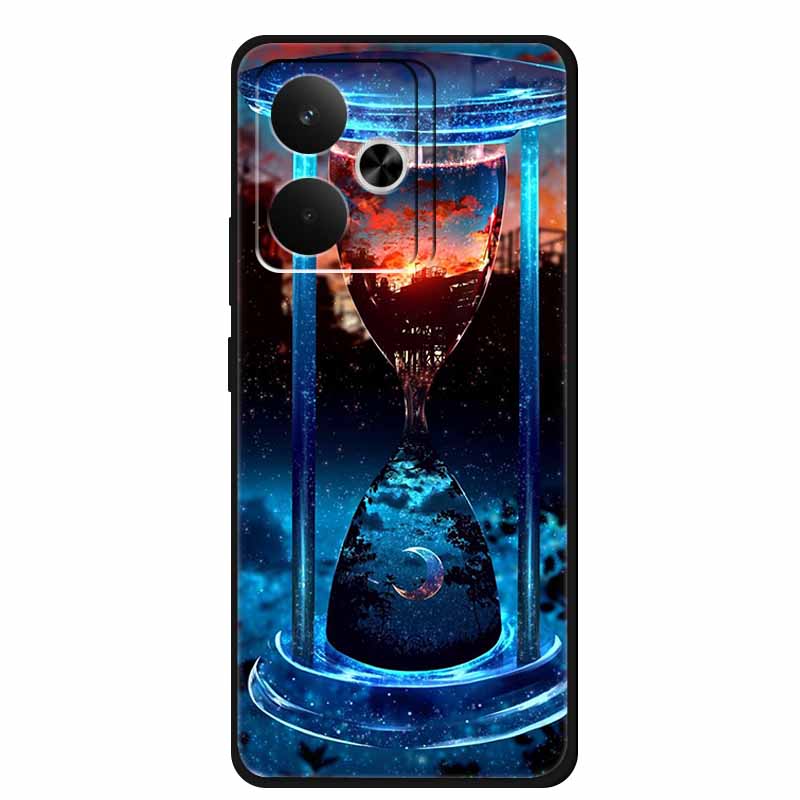 Чехол для телефона Realme GT7 GT 7T 7 T Сумка Черный Силиконовый Мягкий Задний Чехол Для Realme 14 4G 15 Pro Чехлы Coque Защитный Корпус
