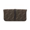 FENDI Fendigraphy Leather Wallet Women's Brown 8BS076-AD23-F1BA1