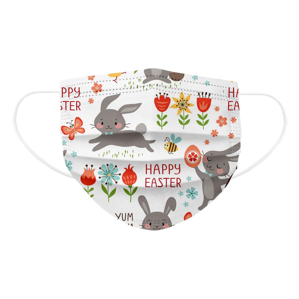 Printed Disposable Mask, Adult Unisex Fashion Mask, Cartoon Saint Patrick