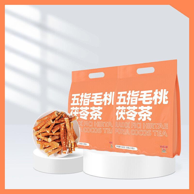 Чай из персика «Пять пальцев» Poria cocos, чай из красной фасоли и ячменя, пакетированный чай для здоровья