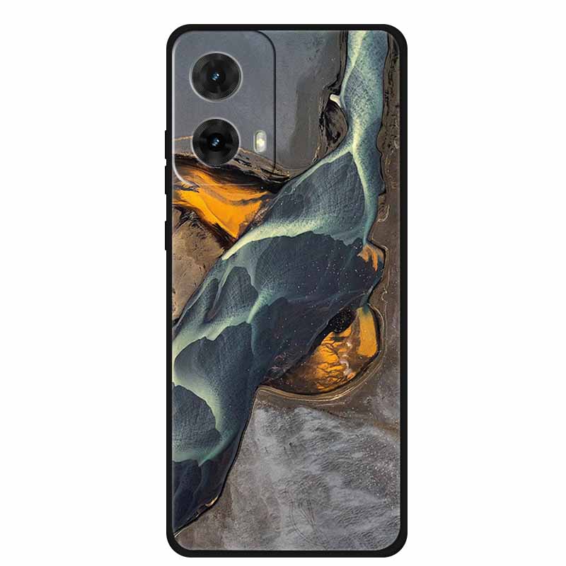 6.67"For Moto G85 5G Case Marble Soft Silicone Bumper Phone Back Cover For Motorola Moto G85 XT2427-3 TPU Capa MotoG85 G 85 Case