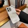 Блестящий Кот Kt Для Apple 16Promax Чехол для Мобильного Телефона Iphone17Pro Бант Кисточка 14 Стразы 15