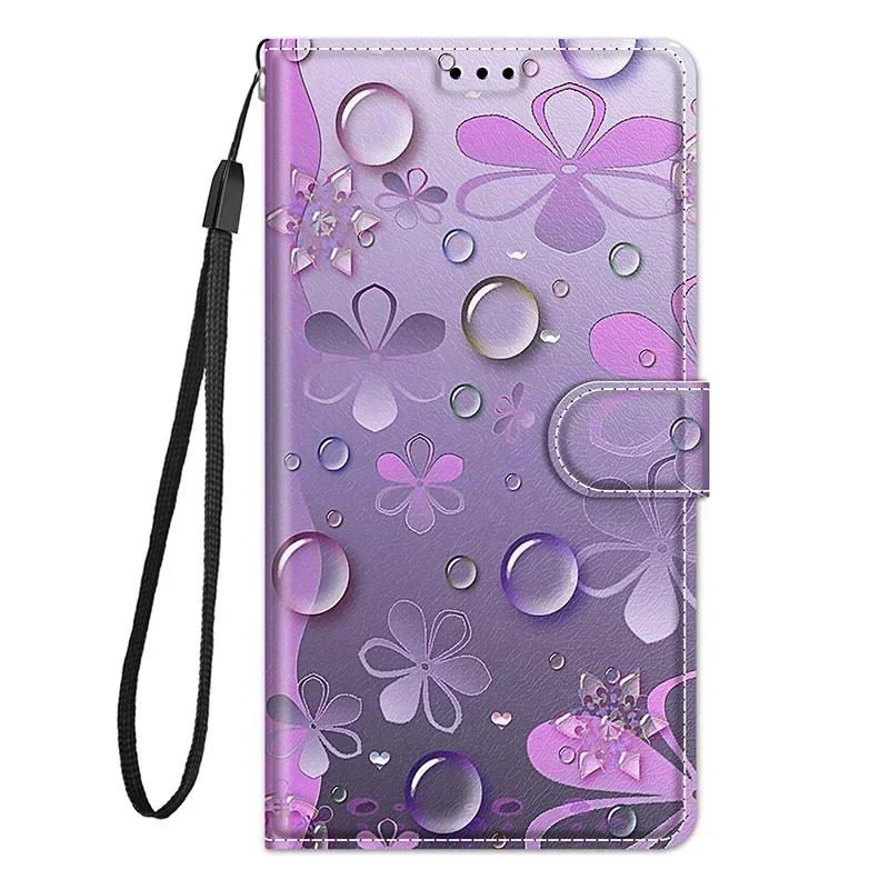 Butterfly Wallet Flip Case For Samsung Galaxy A05 A05S A15 A25 A35 A55 A14 A24 A54 A13 S24 Ultra S23 S22 Leather Card Slot Cover