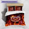 West Ham United Football Printed 3 Pieces Bedding Set, Comfortable Skin Friendly Bedroom Duvet Cover Set