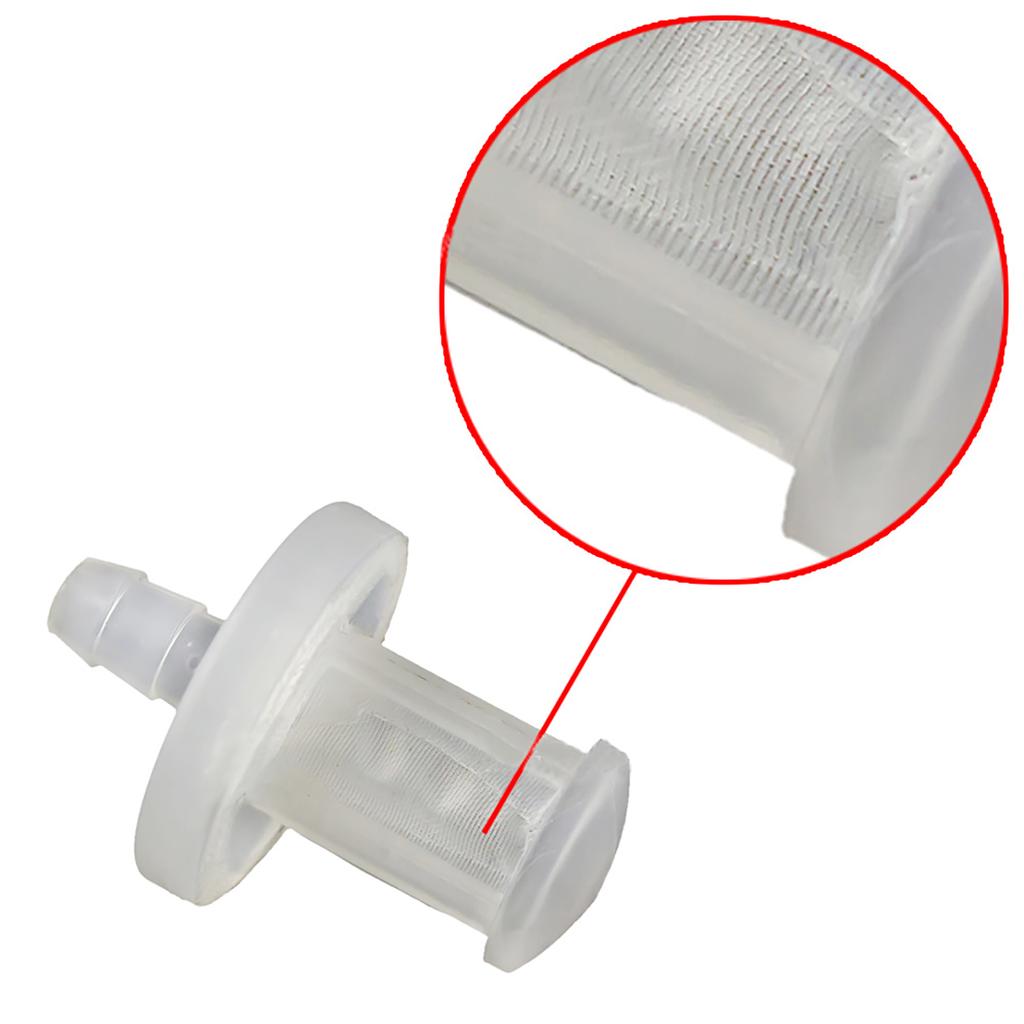 6.5mm 1/4inch Universal Small Engine Fuel Filter for Motorcycle / Car Scooter ATV / Lawn Mower, Plastic Gasoline Strainer