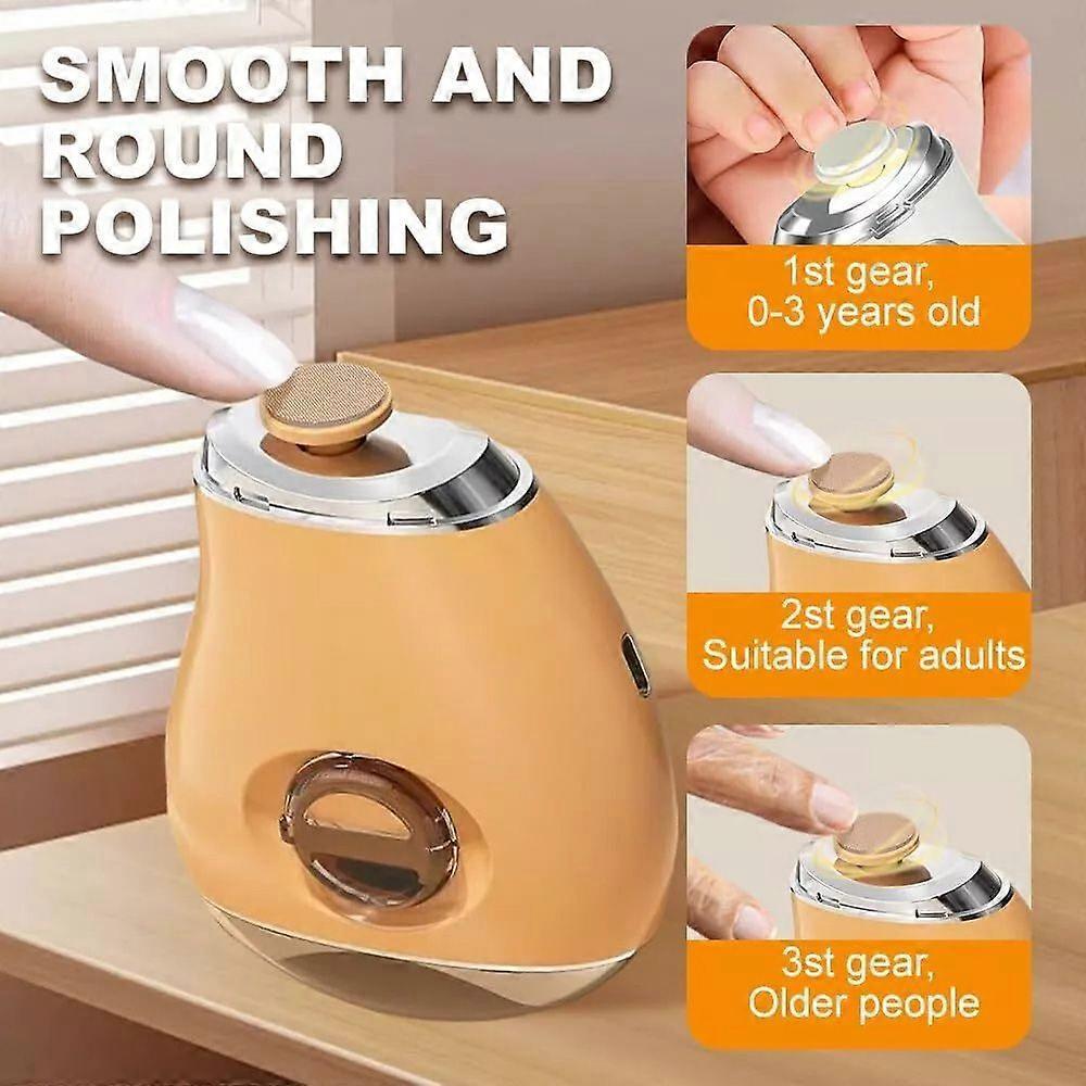 2 in 1 Electric Polishing Automatic Nail Clippers,2024 New Electric Nail Clipper
