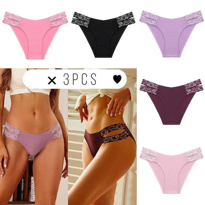 FINETOO 3 шт./компл. бесшовное нижнее белье для женщин, сексуальные трусики, дышащие трусики