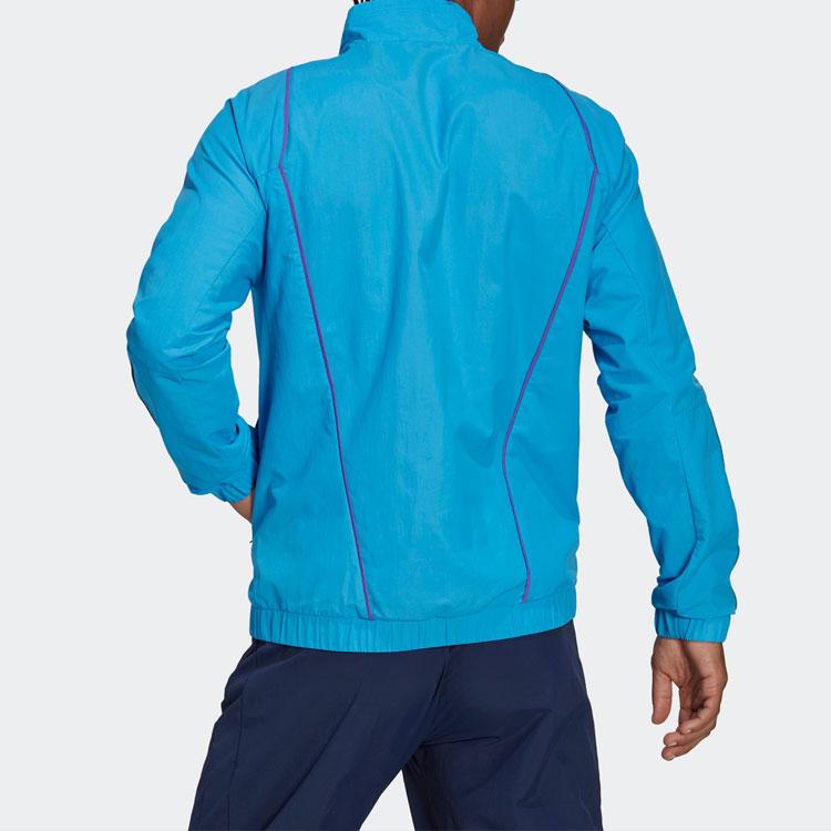 adidas Аргентина Куртки Мужские Синий Стойка Умеренный Другое HF3933