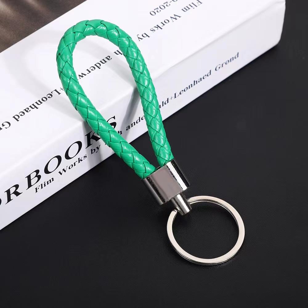 Унисекс DIY искусственная кожа плетеный брелок плетеный веревочный кулон брелок для автомобиля сумка