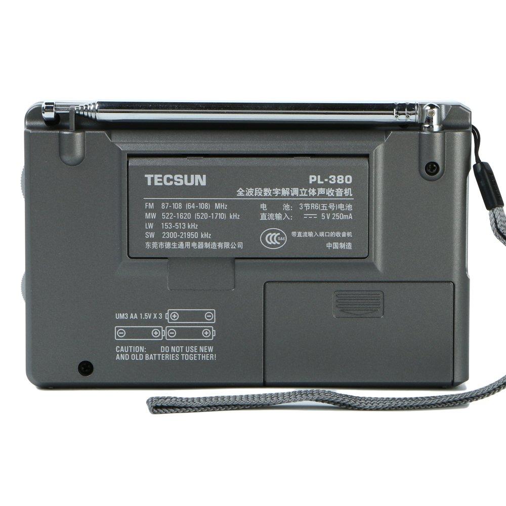 TECSUN Digital DSP коротковолновый радиоприемник портативный BCL приемник FM мирового диапазона 550 предустановленных станций память 10 кнопок измеритель сигнала USB питание ATS Auto