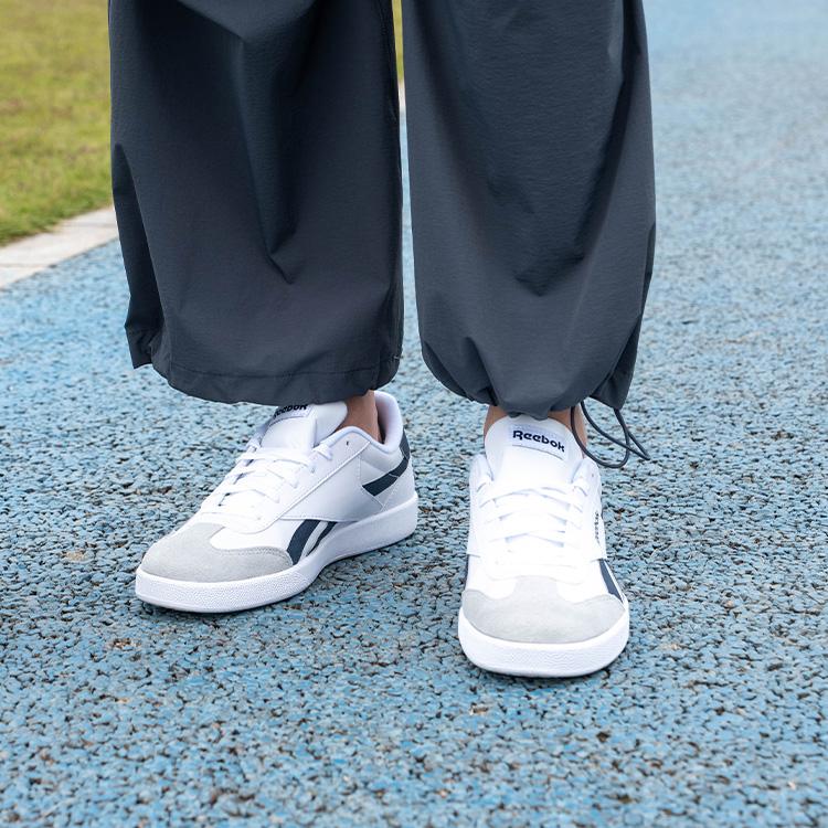 Reebok Smash Edge S Wear resistant And Lightweight Low top Skateboard Shoes Unisex White 100010473
