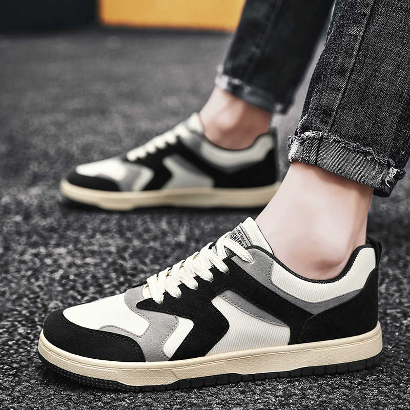 Fashion Thick-heeled Thick Heeled Vulcanized Tennis Casual Men's Sports Shoes Black Sneakers Men Big Size Sho Lux Funny Price