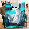Undertale 2D Flat Pattern Flannel Blanket High quality All Seasons Warmth and Comfort Perfect for Christmas Gifts.NMT0928436