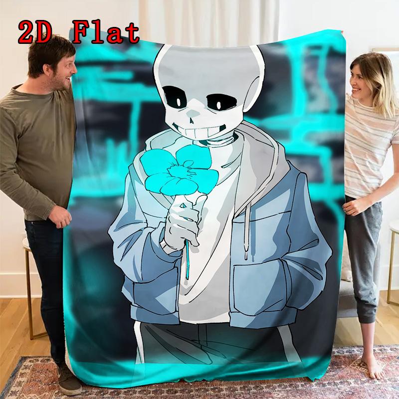 Undertale 2D Flat Pattern Flannel Blanket High quality All Seasons Warmth and Comfort Perfect for Christmas Gifts.NMT0928436
