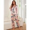 Women's Homewear Fall and Winter Animal Long-sleeved Shirt Long Pants Suit Pajamas