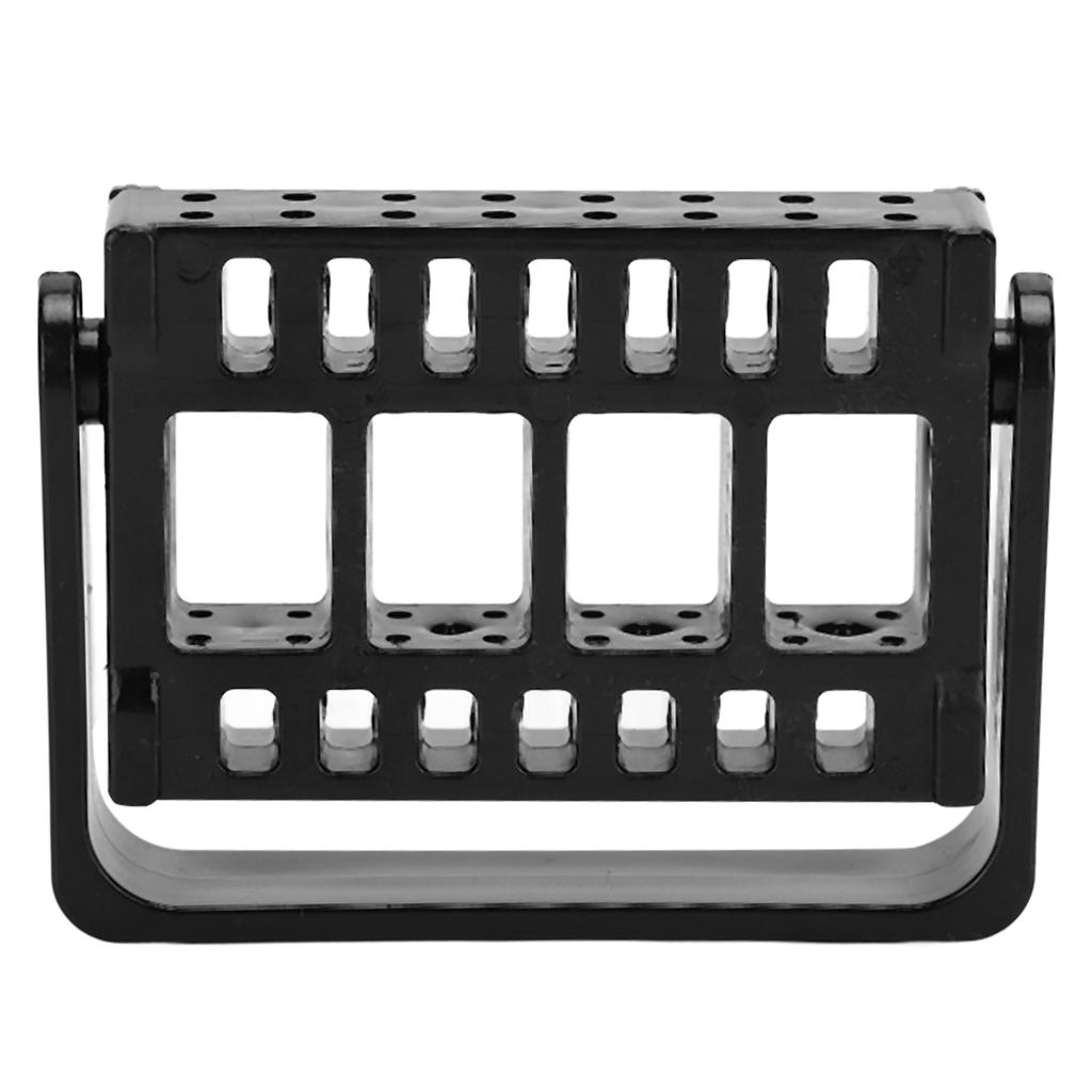 Nail Art Drill Bit Holder Exhibition Stand 16 Holes Nail Art Tools Display Organizer Rack Nail Salon AccessoryBlack