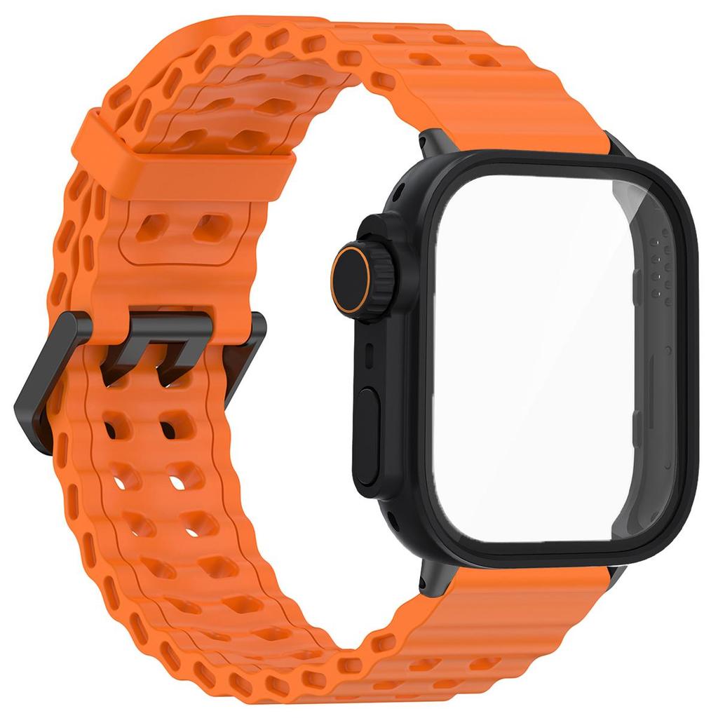 Морской ремешок+ПК чехол для Huawei Watch Fit4 4 Pro Двухцветный ремешок Ghange To Ultra Чехол для Huawei Fit 3 Аксессуары для умных часов