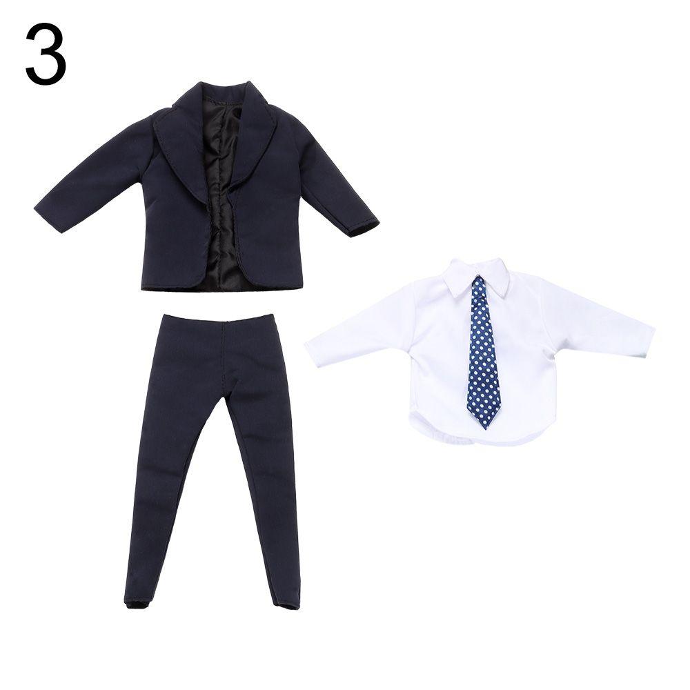 Accessories Suit Clothes Wedding Party Suit 1/6 Doll Clothes Daily Wear Male Doll Shirt Casual Suit