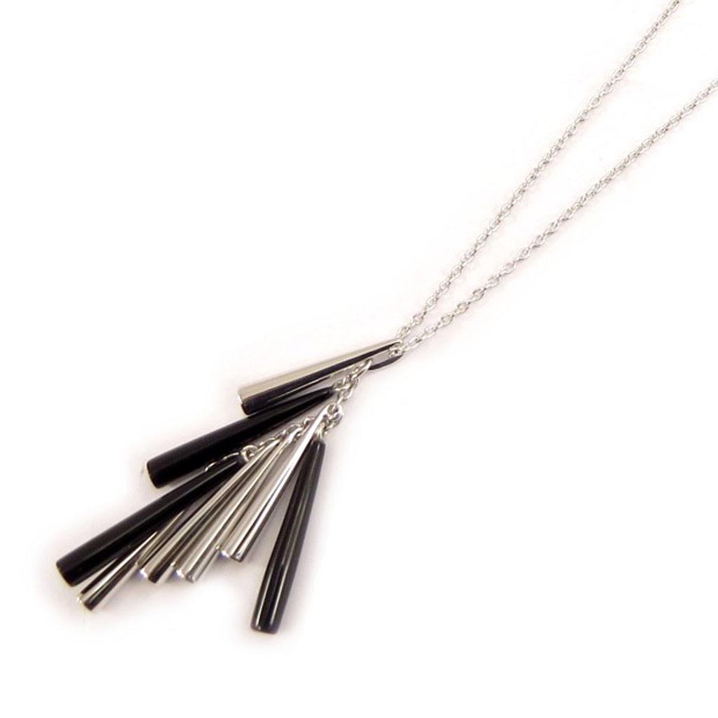 Altesse [L0678] - Серебряное ожерелье «Калипсо» черное серебро