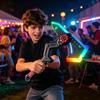 Spark Battle Ax with Smoke Effect Transforming Weapon LED 7 RGB Colors Dynamic Sound