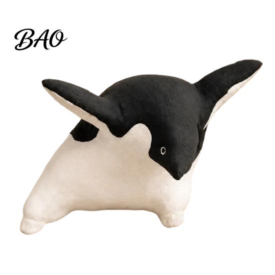 Housewarming Present Ideas Cute Penguin Figurine, Nordic Style Small Animal Statue, Whimsical Office Desk Accessories Shelf Tabletop Decor Ornament,