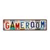 1 Piece, Game Room Metal Tin Sign (15.75"x3.94"/40x10cm), Novelty Street Sign, Home Decor, Room Decor, Wall Decor