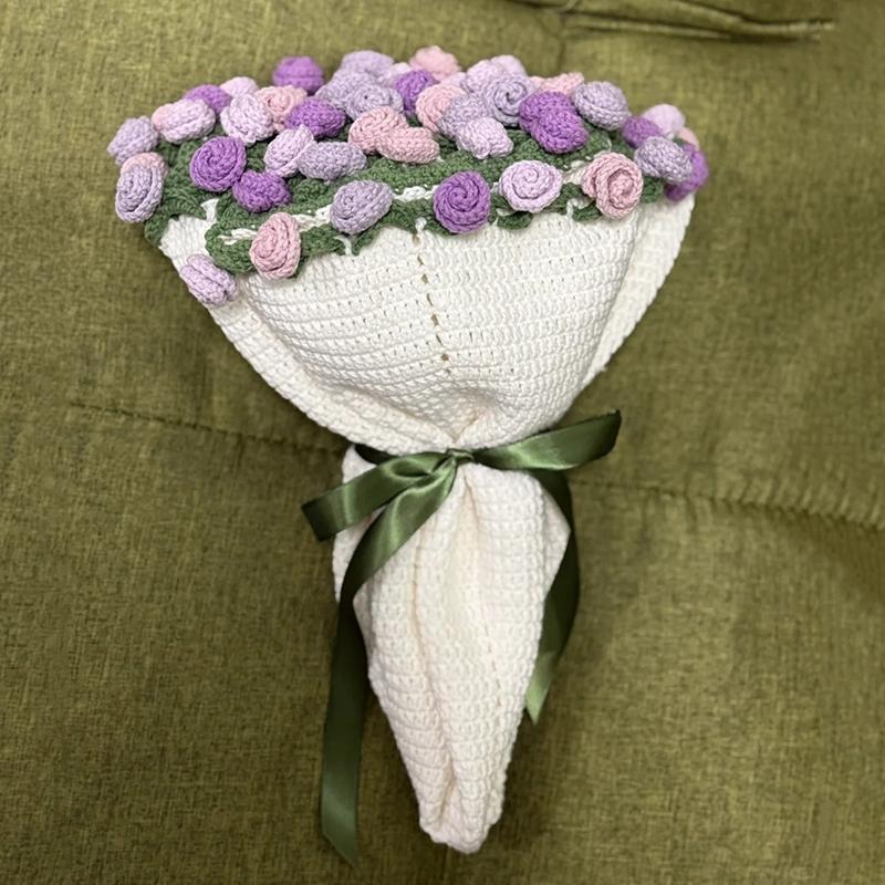 Rose Blanket Material Package Bell Orchid Handmade Birthday Gift For Girl Wedding Blessing Blanket Handmade Material Diy Gifts