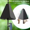 Squirrel Baffle Strong Convenient Smooth Surface Adjustable Sturdy Protective Easy Installation