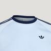 adidas Мужская футболка Originals Cali в полоску с круглым вырезом и коротким рукавом Топы KT7764