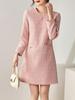 Winter Celebrity Sequin Tweed Dress for Women