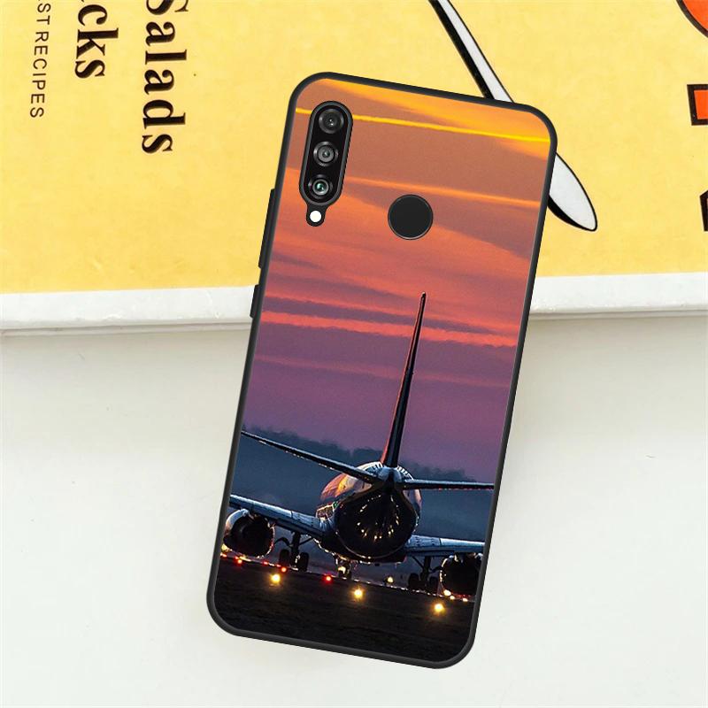 Чехол для телефона Huawei P30 P20 P40 Lite Nova 11 Pro 9 10 SE 5T 3i 7i 11i Y60 Y70 Y90 Y61 с изображением самолета