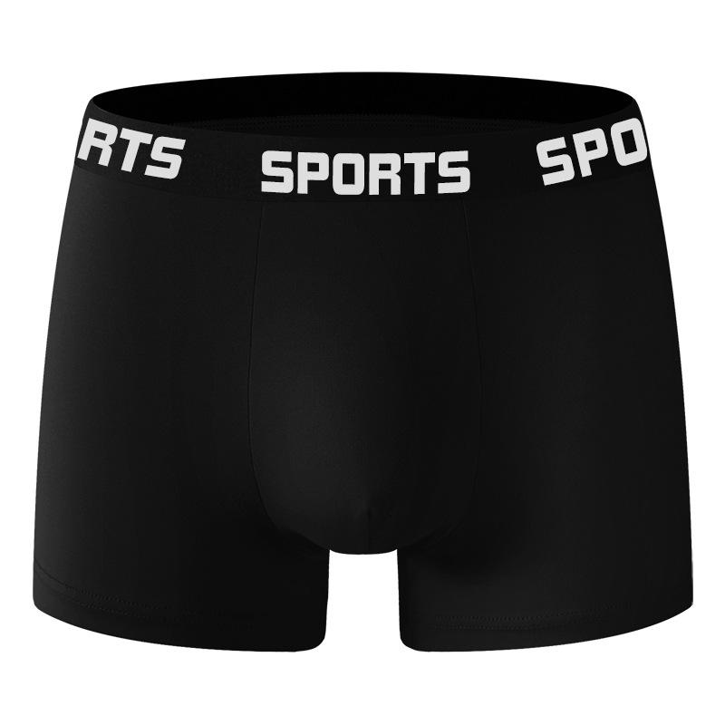 10PCS Men SPORTS Boxer Shorts Underwear Comfort Trend Panties Man Simple Breathable Underpants