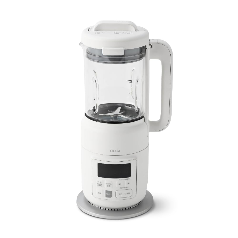 Блендер Shiroka с функцией нагревателя Home Chef BLENDER Milk с формой 8 с автоматической очисткой Типы автокниги SM-S151 [Супница/Соевница/Супница