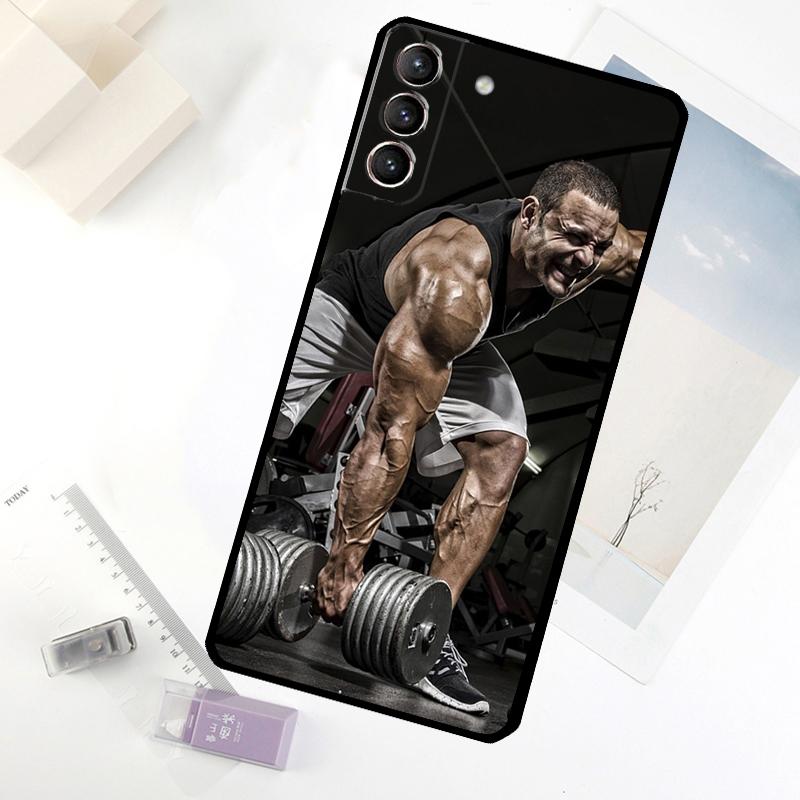 Bodybuilding Gym Fitness Phone Case For Samsung Galaxy S25 FE S20 FE S21 S22 S23 S24 S25 S26 Ultra S10 S25 Plus Cover