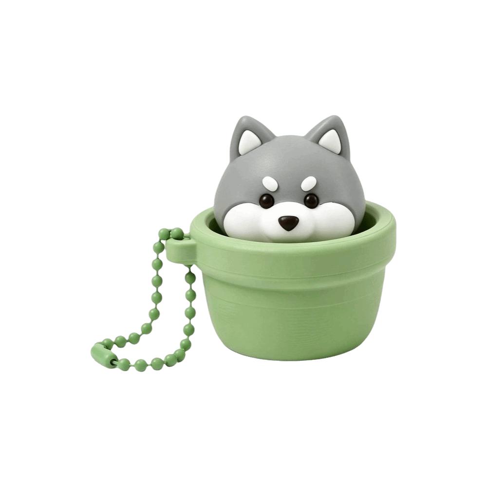 3D Printed Fidget Clicker Keychain Key Ring Lucky Cat Key Chain Keycap Clicker Pendant Gifts