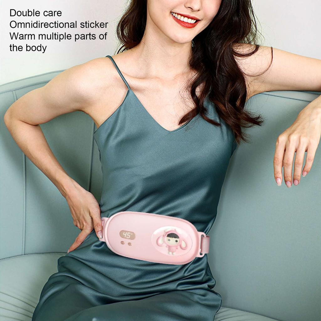 Электрический поясной ремень с горячей компрессией, вибрацией, уменьшением болезненности, массажем, интеллектуальным перезаряжаемым поясным ремнем