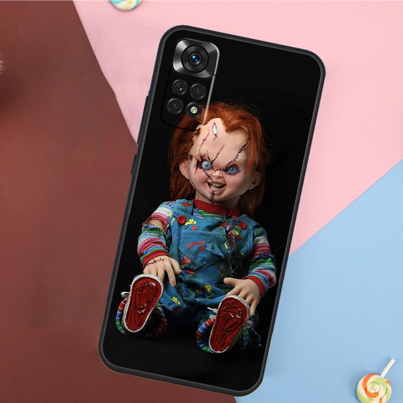 Страшная кукла Чаки Чехол для фильма ужасов для Xiaomi Redmi Note 11 Pro 11S 8 9 12 10 Pro 10S 9S Redmi 9 10 12C 9C 10C Задняя крышка