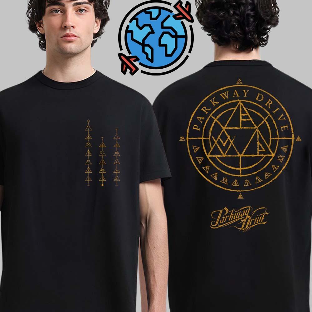 Parkway Drive Sacred New Album Merch Sacred Two Sided Unisex T-Shirt Size S-5XL Unisex T-Shirt