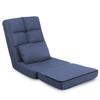 KYODA Chair Sofa Bed Chair Sofa Floor Chair Reclining Fuafua 1 Seater 14 Levels Adjustable Cushion Included JP-JT8823BL 01.Blue