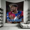 Custom Name Lamine Yamal Wall Tapestry Aesthetic Wall Hanging Printed Fabric Blanket Decorative Tapestries for Bedroom Living Room Home Decor
