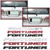 1 шт. 3D ABS Наклейки с буквами FORTUNER Эмблема для Fortuner Автомобиль Передний капот Решетка радиатора Багажник Значок Автоаксессуары