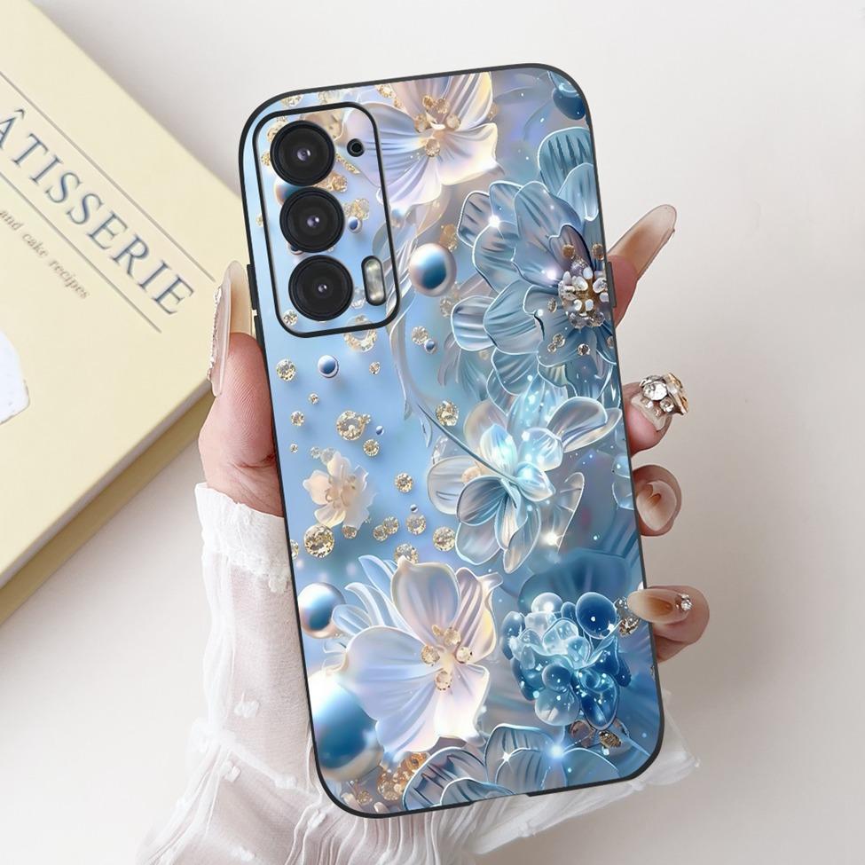 Для телефона Edge 20 20Pro 20Lite Чехол Для Motorola Edge 20 Pro Чехол Силиконовый Роскошный Модный Любовь Милый Кот Девушка Забавный Крутой Расписной