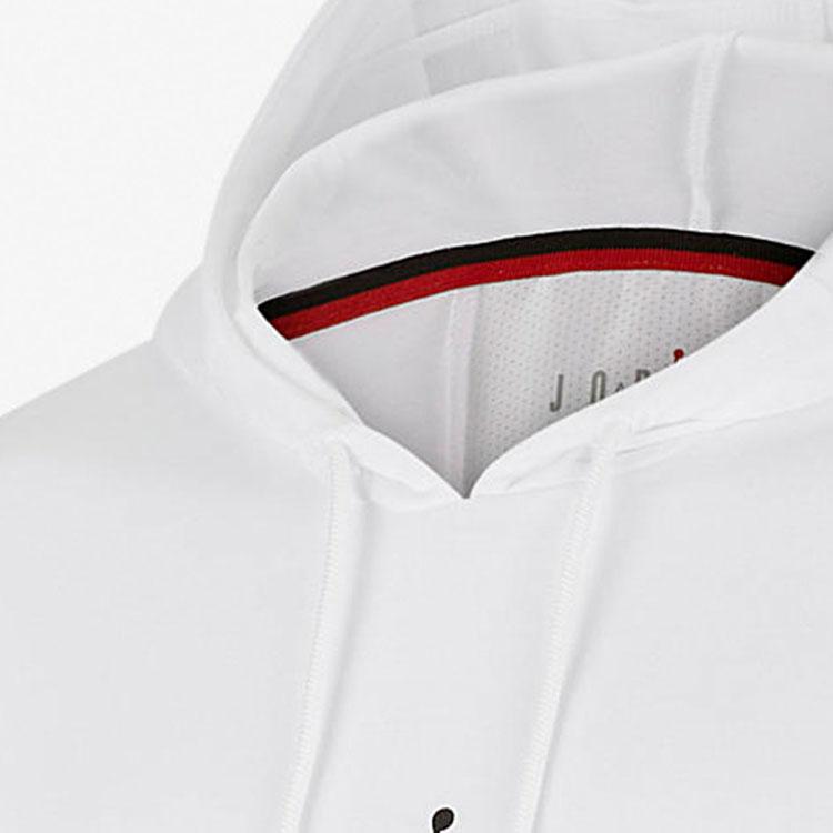 Jordan Мужская баскетбольная майка Air Dri-Fit с графическим принтом и капюшоном, белая CW0373-100