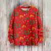 Christmas Sweatshirts For Women Knit Sweater Cute Shirt Fall Crewneck Pullover Tops