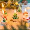 Christmas Candle Santa Claus Snowman Boots Shaped Home Xmas Party Home Dinner Decoration Family Atmosphere Candlelight Gifts Acc